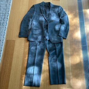 John Varvatos Men's Wool Gray Suit